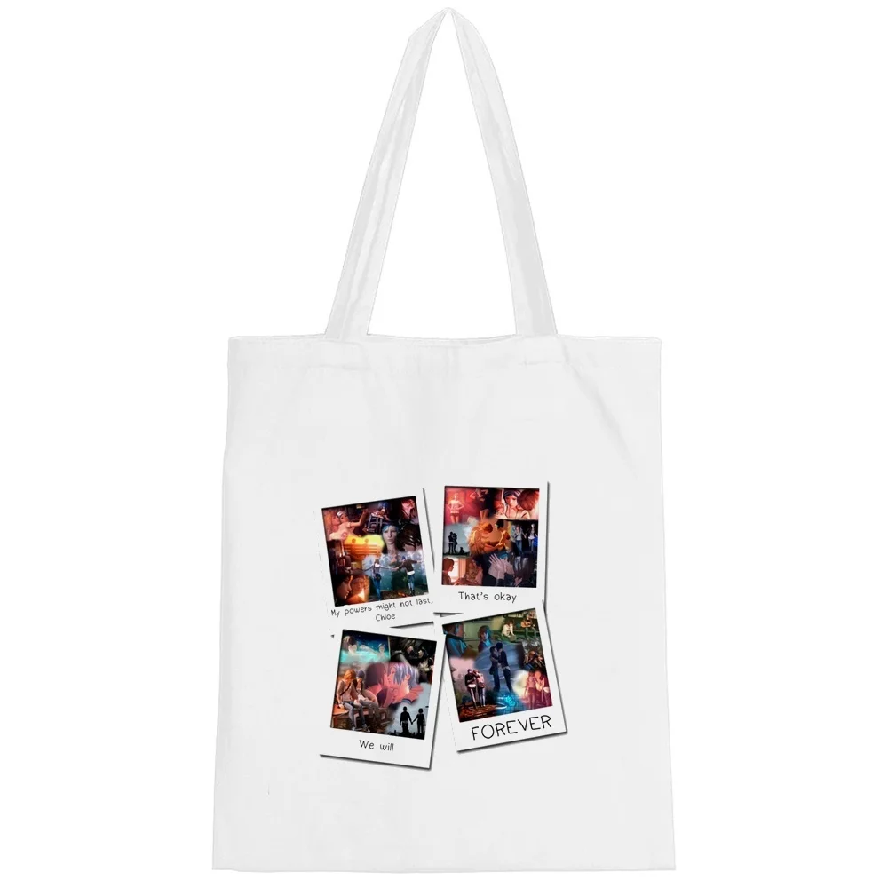 Life Is Strange tote bag torba na zakupy canvas  shoulder  reusable femme