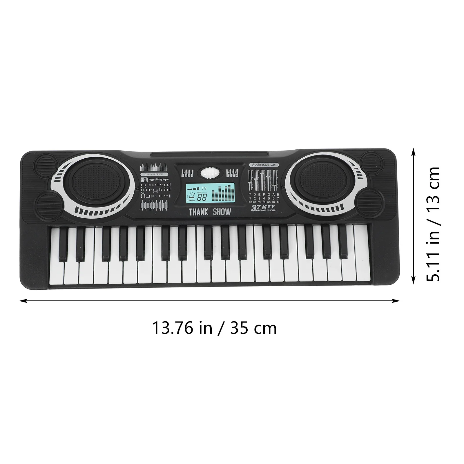 1 Uds Piano 37 teclas teclado musical educativo portátil operado para niños pequeños regalo de aprendizaje