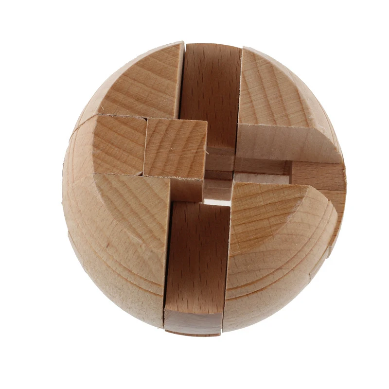 Barrel Wooden Puzzle Unlock Interlock Brain Teaser Toys For Kids And Adults Assembly & Disentanglement IQ Challenge Games