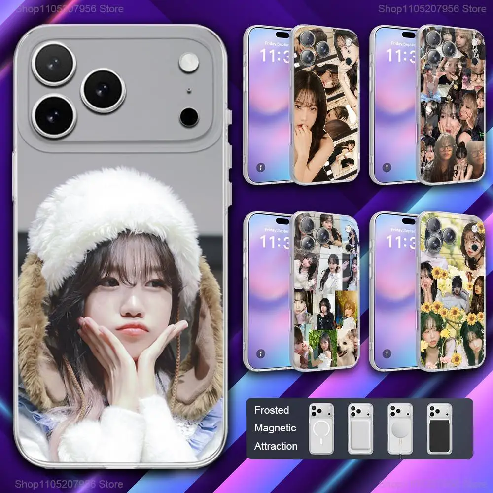 

Singer J-Jo Cute Y-YuRi Magnetic Frosted Cover Phone Case For iPhone 17,11,16,12,15,14,13,Pro,Plus,E,Max,Air,Mini