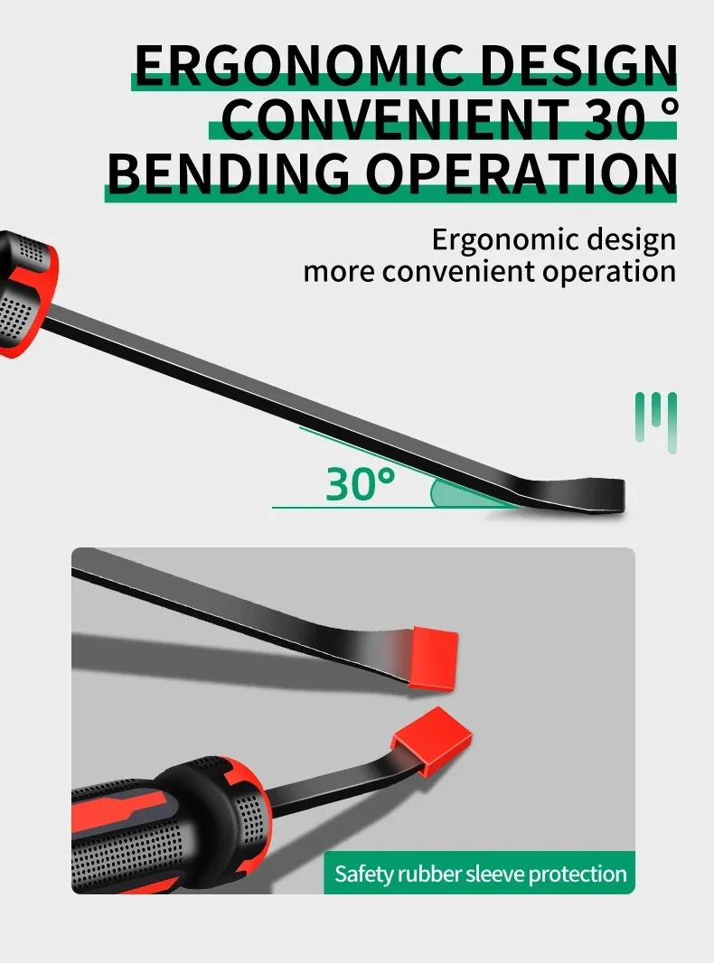 8/12/18 Zoll Multifunktionaler Brecheisen Schwerlast-Abbruchhammer für Kfz-Demontage Nagelentferner Brecheisen Mechaniker-Handwerkzeuge – Detail 6