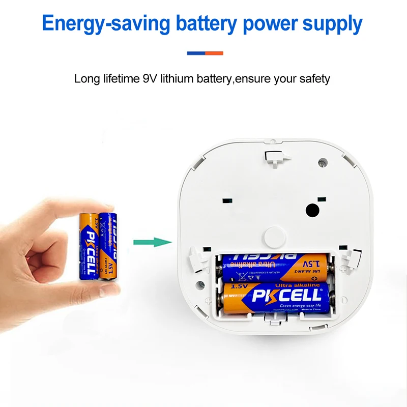 Tuya WiFi 스마트 연기 감지기 경보 센서 스마트 라이프 APP를 통한 홈 보안 시스템 용 홈 보안 화재 방지