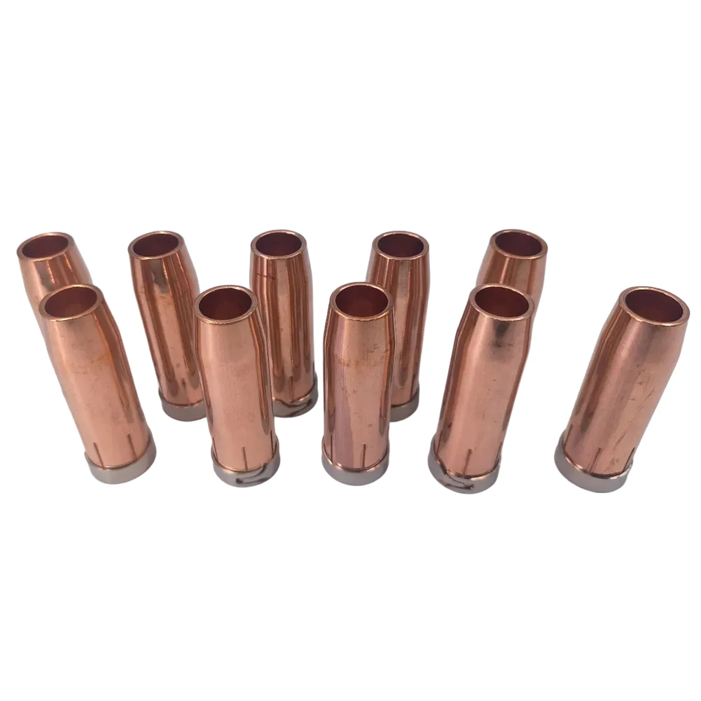Adaptable Welding Nozzle Design for plasma for welder Gas Delivery Conical Nozzle 76 Mm Length Adaptable Design Copper Material