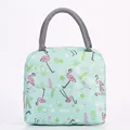 Green flamingo