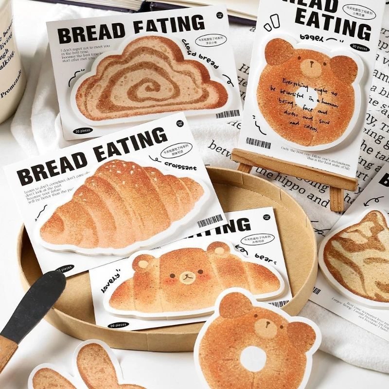 Office School Supplies Did You Eat Bread Today Cute Toast Students Leave Messages and Take Notes N Times Memo Pad Kawaii Lovely