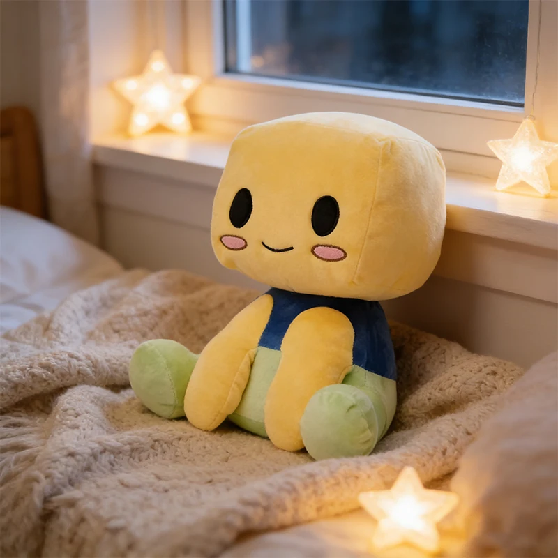 Heiß begehrtes neues Produkt: Blox Buddies süßes Plüschtier „Bacon Girl“ – Ideales Geschenk für Fans, auch als Kuschelkissen geeignet ﻿