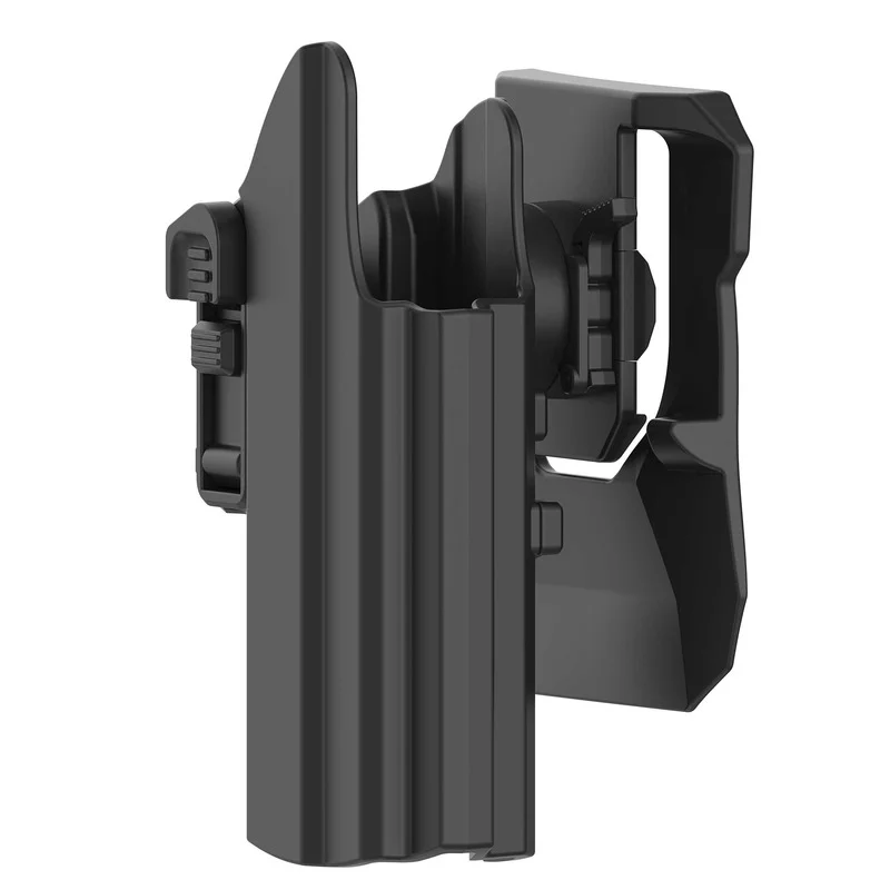 TEGE Universal Polymer IPSC Holster 360 Grad Drehen Niedrigen Fahrt Paddle OWB Holster für Glock 19 17 45 Beretta Apx walther CZ P07