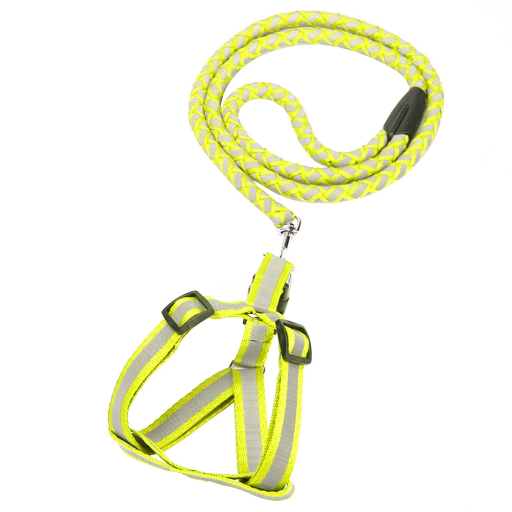 

Dog Training Adjustable Traction Rope For Puppy Puppy Reflective Chest Belt Traction Rope Pet Supplies