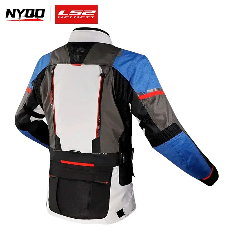 LS2 MJ128 NORWAY Motorrad-Reitanzug für Herren, wasserdichte Motorradjacke für alle Jahreszeiten