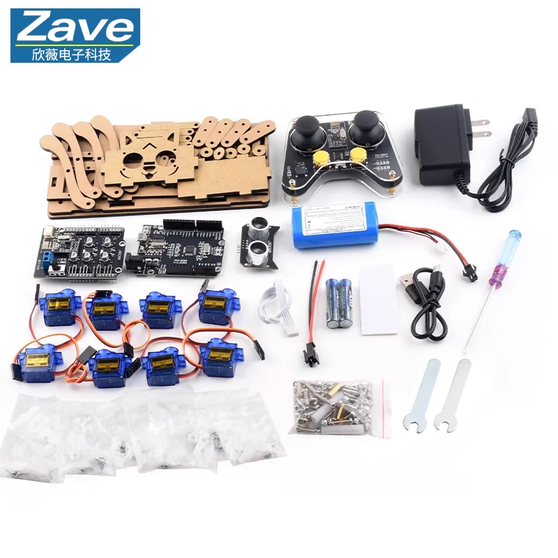 Robot de programmation et de développement intelligent, chien mécanique bionique quadrupède, chien robot télécommandé, kit de bricolage électronique pour animaux de compagnie