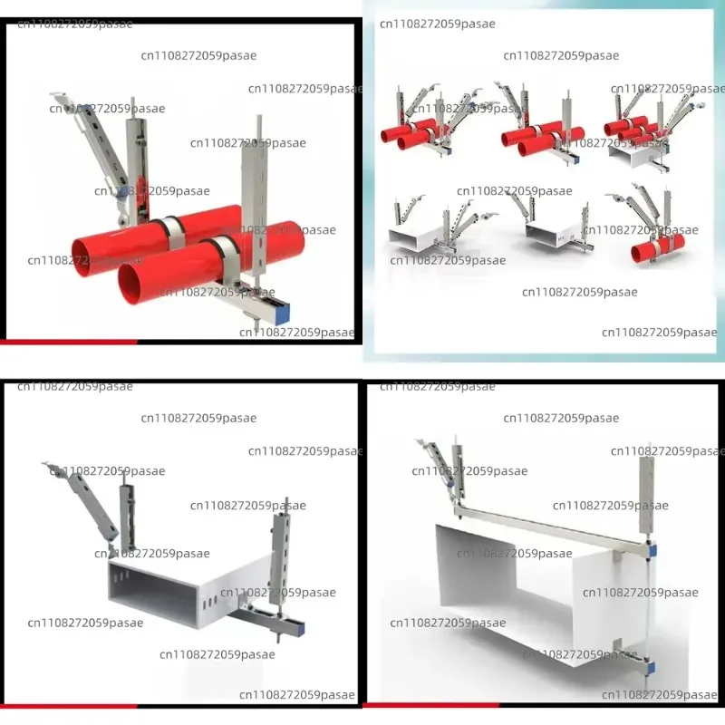 Suitable for Tripod Brackets, for Use with Water Pipes, Cable Trays and Flue Pipes – 2 Mm Thick Coating, Single or Double Layer