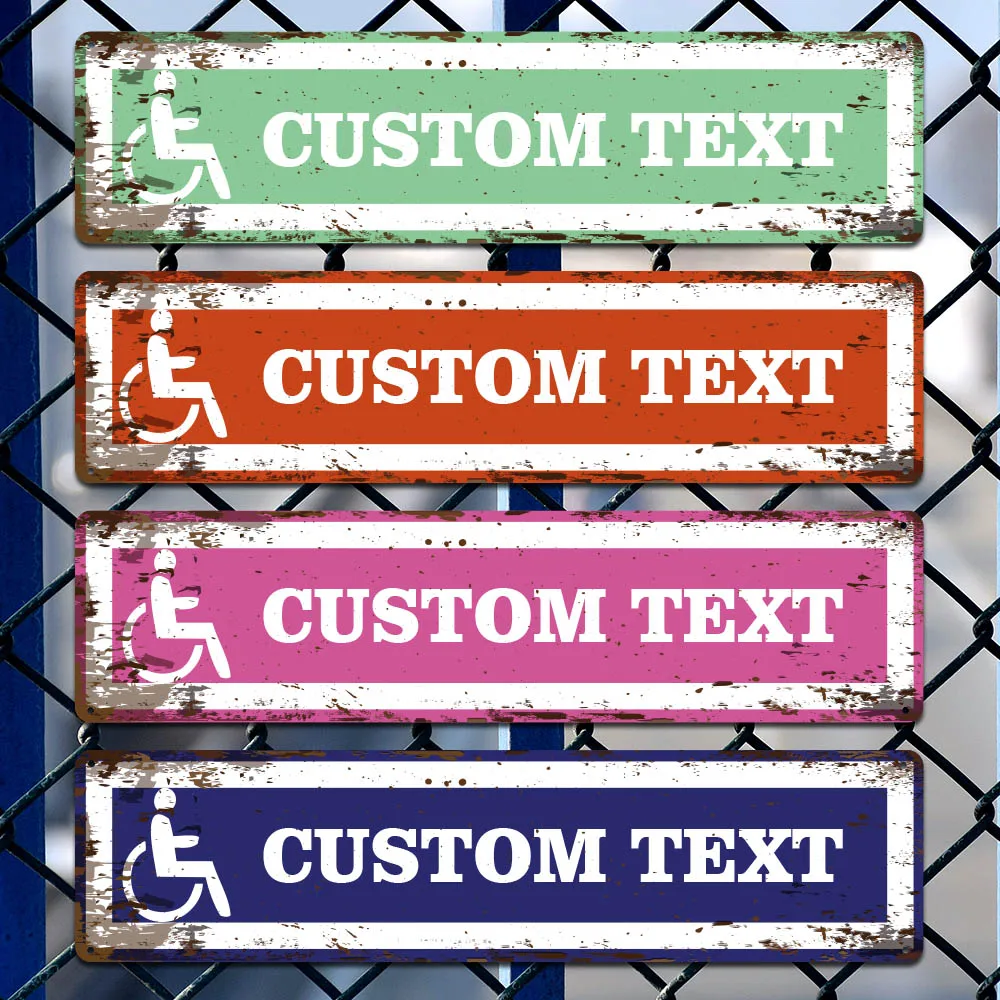 1 customized guide sign High precision cutting and forming Size and shape can be freely customized To metal craft products