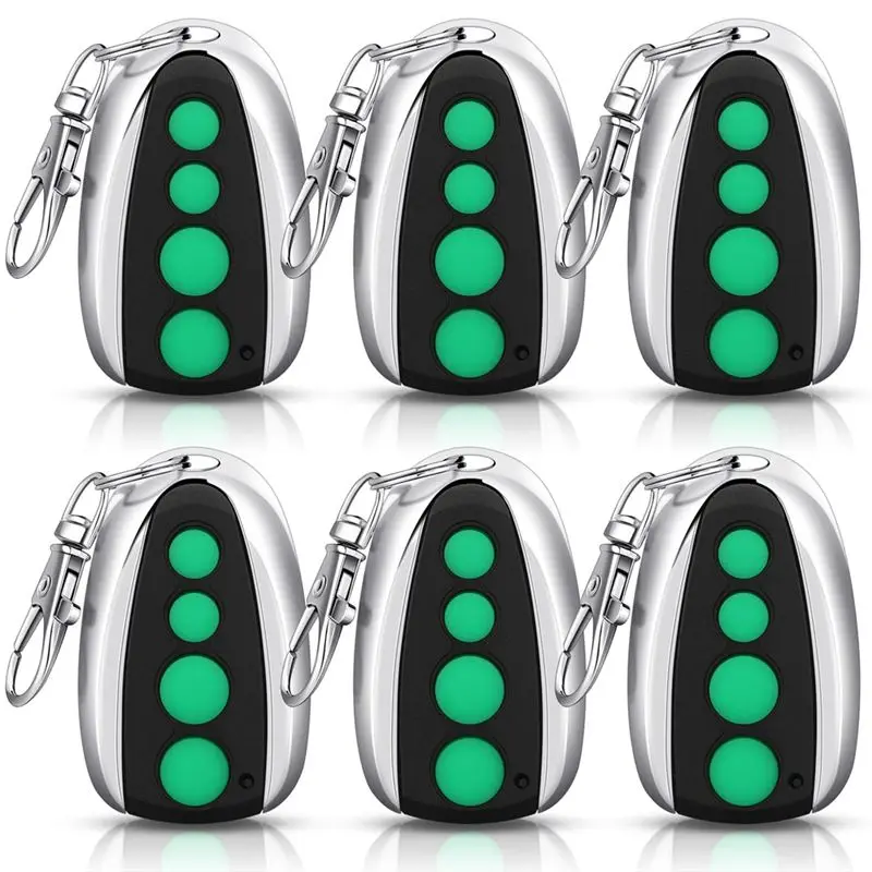 6 Pcs Garage Door Remote For Garage Opener Transmitter For Automatic Swing Sliding Opener Security Door-AEF7