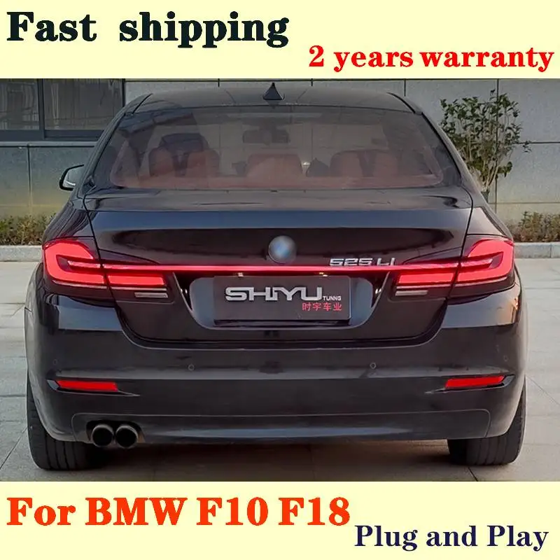 

Car Accessories For BMW 5 Series F10 F18 528i 530i 535i 2011 2012 2013-2017 Taillights Dynaimc Turn Signal Through taillights