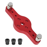 Alloy Vertical Pocket Hole Jig 6/8/10mm Woodworking Drilling Locator Wood Dowelling Self Centering Drill Guide Kit Hole Puncher