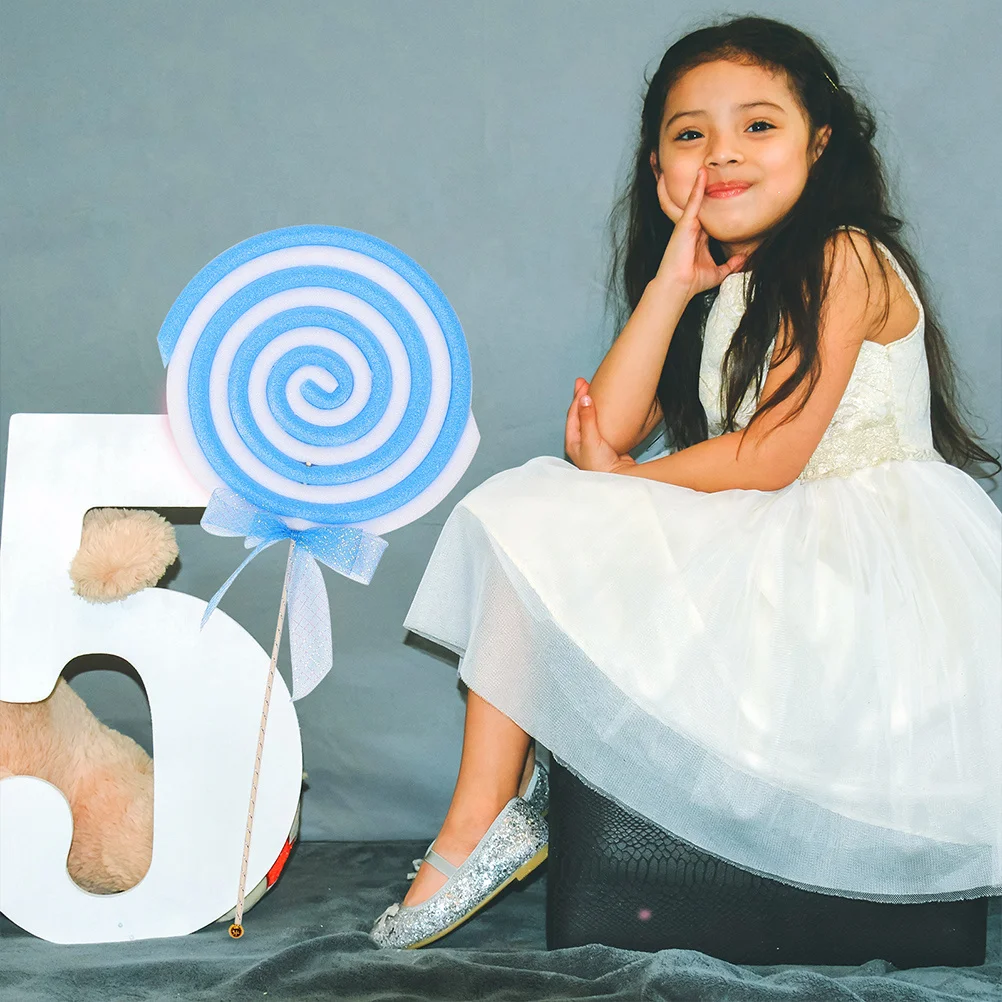 

Large Giant Lollipop Prop Realistic Simulation Candy Decoration Holiday Birthday Wedding Party Photo Props Lollipop Prop