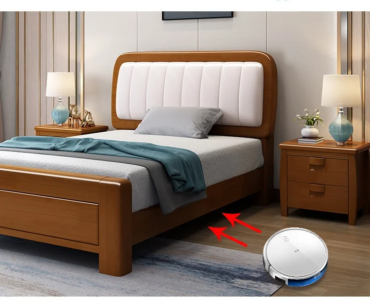 ！@High Quality Modern Multi-Functional Kids Boy Girl Solid Wood Bed Full Twin Size Beds Storage for Children's Bedroom 4 Colors