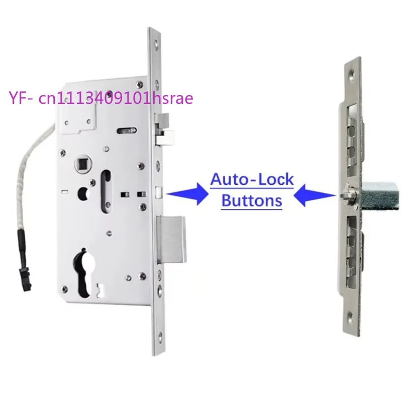 Waterproof Dustproof Smart Lock, Stainless Steel Electric Door Lock Cylinder, Automatic Electronic Door Lock for Outdoor Use