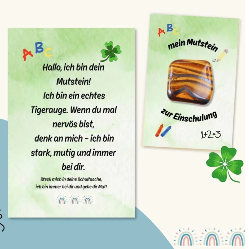 حجر عين النمور 2025 تذكارات العودة إلى المدارس مع دعم لاصق للتعلم الإبداعي والهدايا التذكارية 15UB