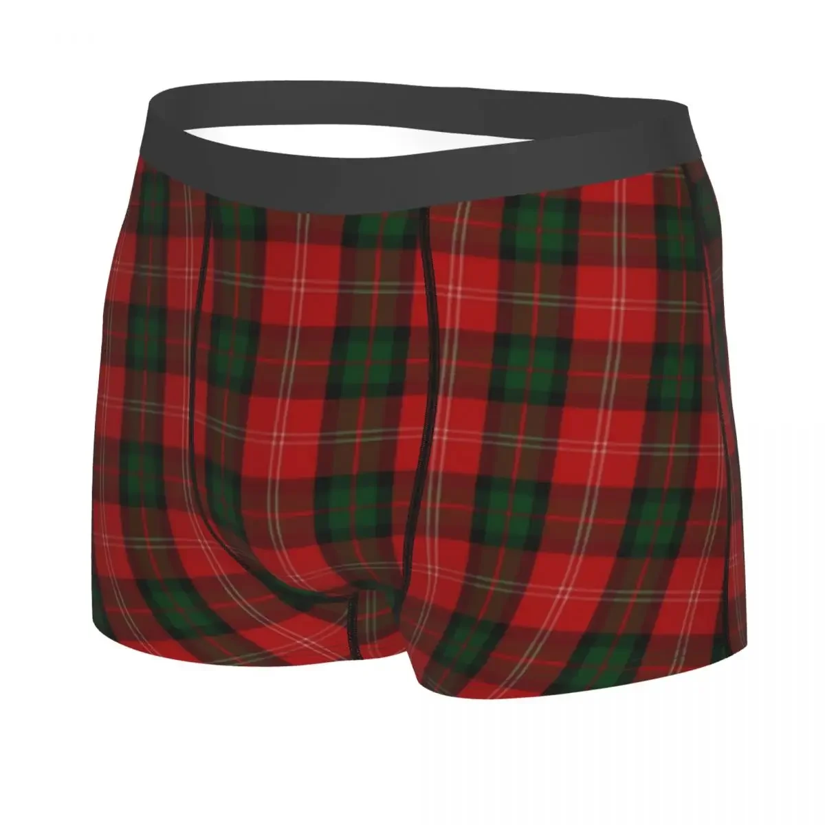 Mackintosh Clan Tartan Plaid Pattern Boxer Shorts Panties Underpants Breathbale Scotland Geometric Gingham Briefs Underwear