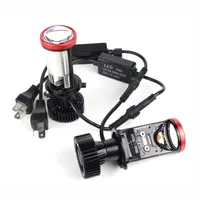 Y8 H4 LED Headlights Auto H4 LED Lights Mini Projector Lens 6000K Super Bright 22000LM High Low Beam Car Headlight LED Turbo Fan