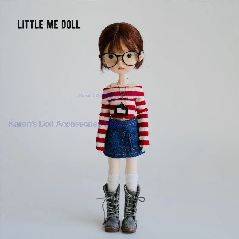 

2026 Casual design clothes for Blythe/Landoudou 1pcs One-shoulder collar, top: AZONE/OB22/OB24/BLYTHE