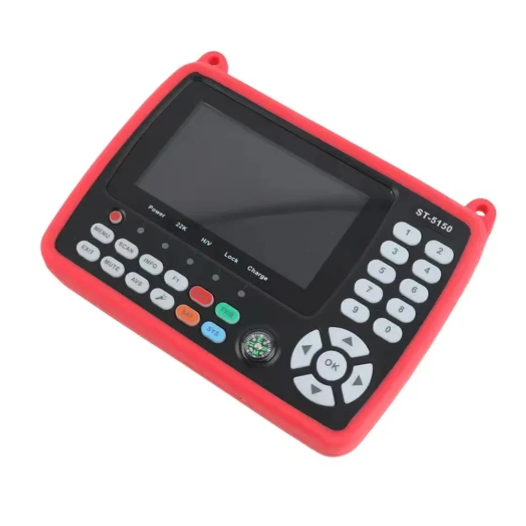 SATLINK ST‑5150 DVB‑S2/T2/C HD Combo Finder Meter, H.265 HEVC Handheld Satellite & Terrestrial Signal Tester