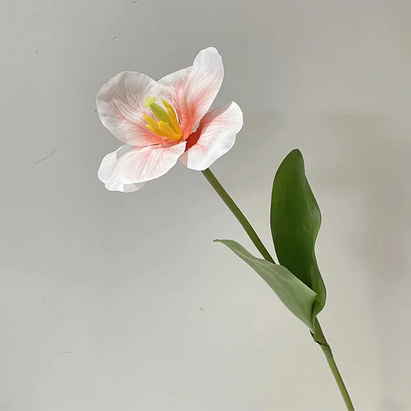 Künstliche Blumen Offene Tulpen Seidenblumen für Heimdekoration Künstliche Tulpenblumen Party Hochzeitsarrangement Blumenstrauß 5 Stück – Detail 11