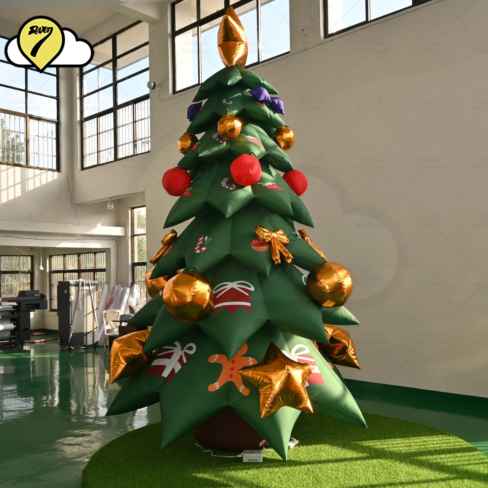 2025 4M/6M/8M Tall New Design Giant Christmas Inflatable Xmas Tree LED lights Waterproof Costume Holiday outdoor decorations
