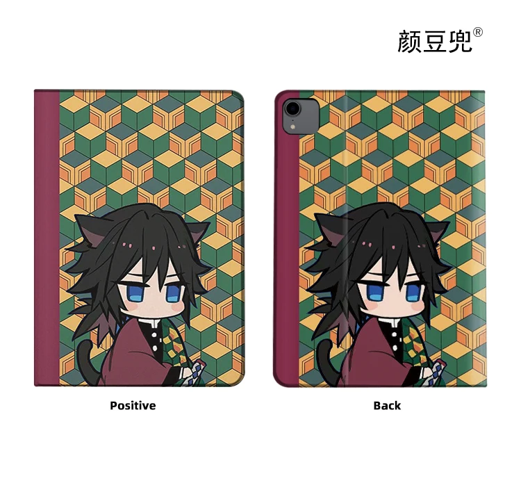 Imagem -06 - Capa Anime Tomioka Giyuu para Samsung Galaxy Tab a7 Lite 8.7 s9 Plus Capa Tri-fold s6 Lite s8 s7 Plus 2023