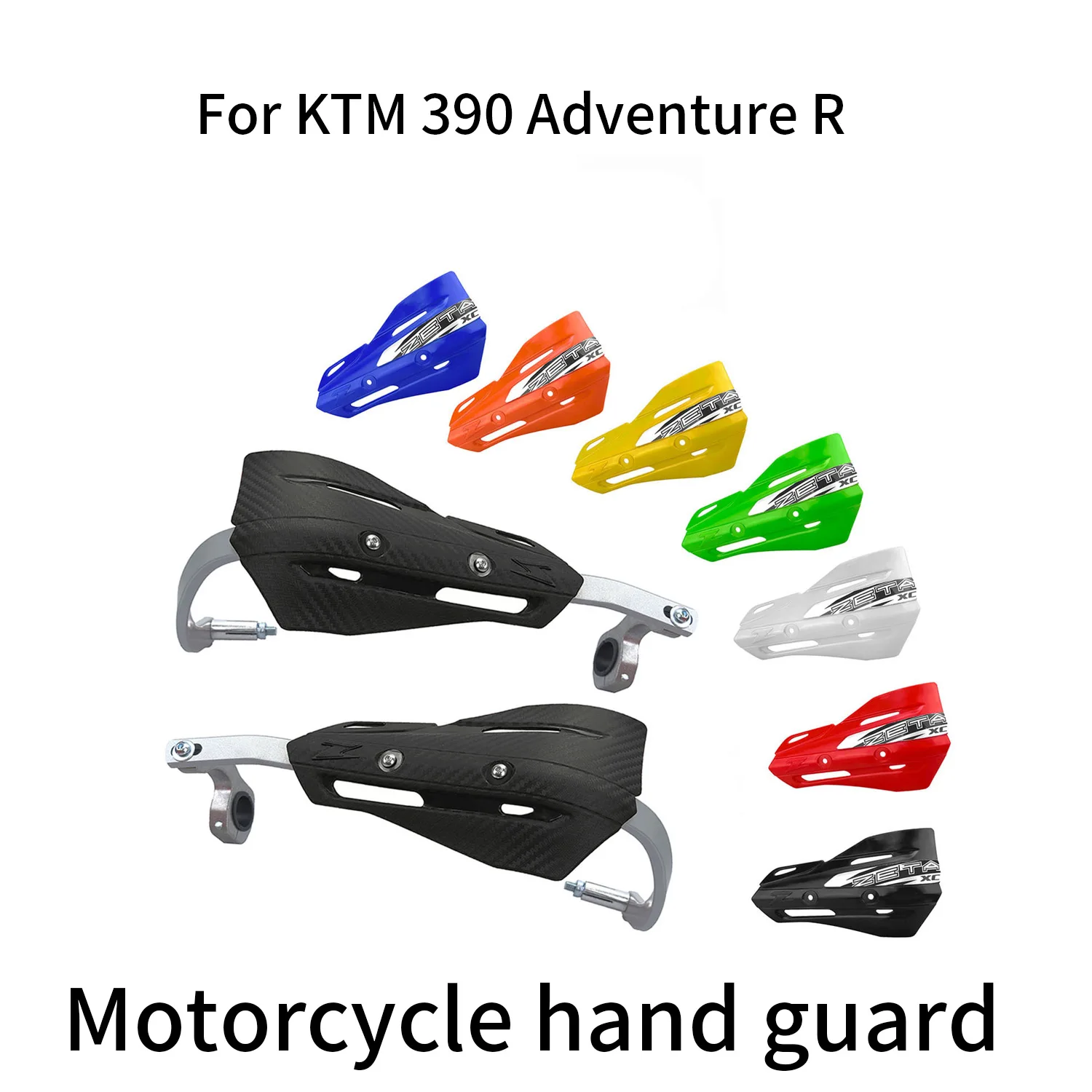 For KTM 390 Adventure R Universal Motorcycle Handguards Aluminum Alloy Handlebar Protector Wind Deflector Brush Guard Anti-Fall