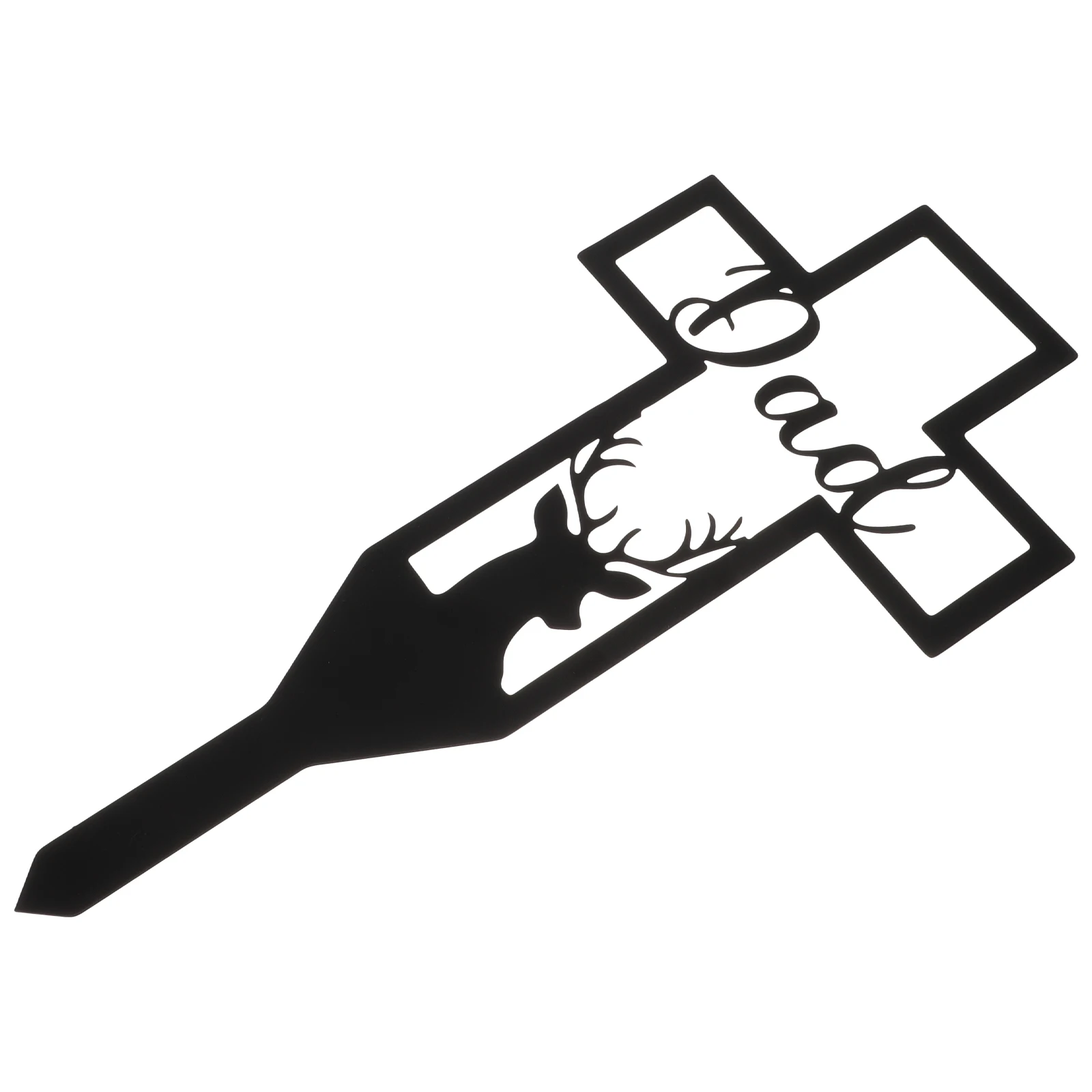 

Stake Durable Grave Decoration for Cemetery Outdoor Easy Insertion Pointed Tip Memorial Ornament Garden Decor