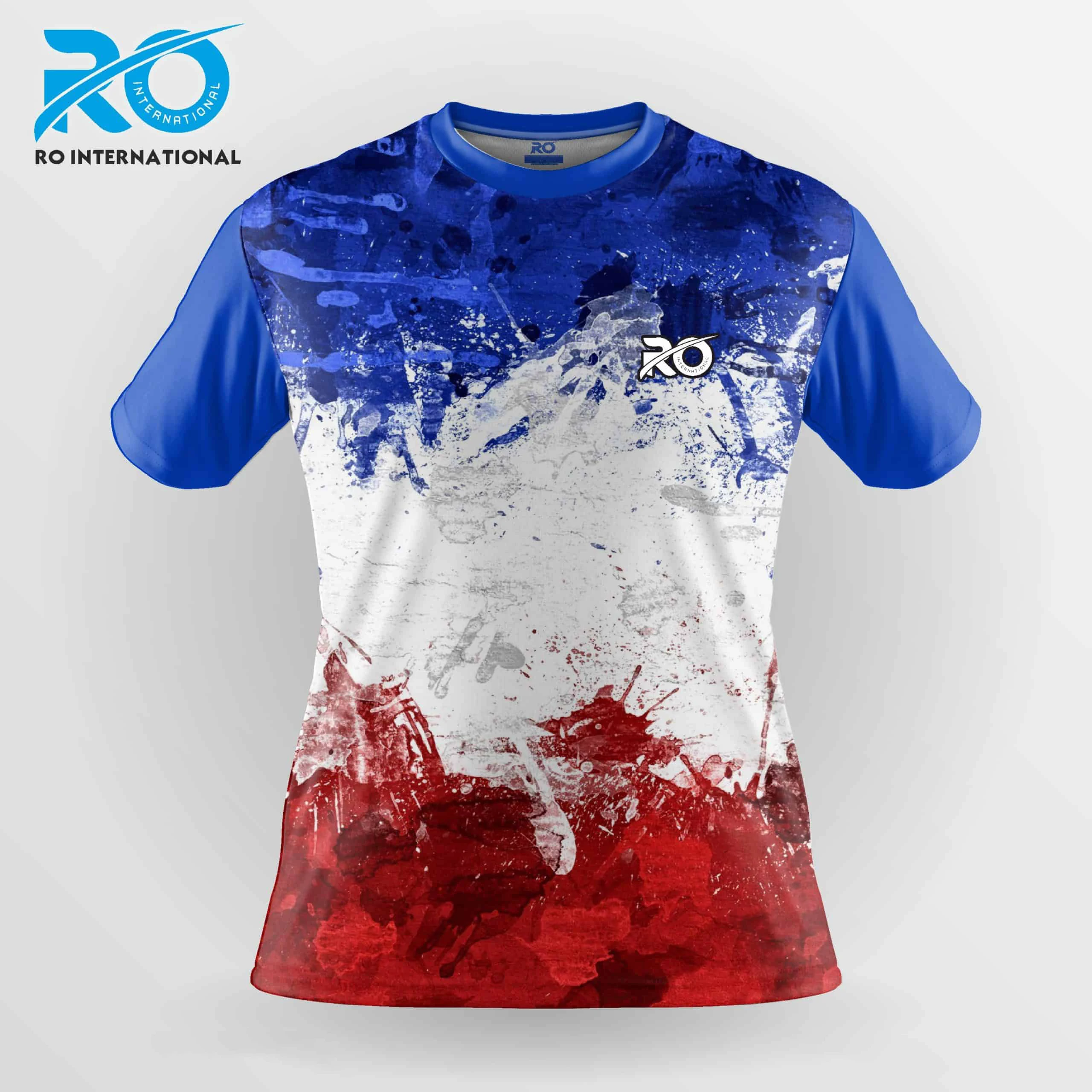 RO Colorful Football Uniforms Men's And Women's Football Shirts Jersey Training T-Shirts Tennis Training Wear Sports Fitness