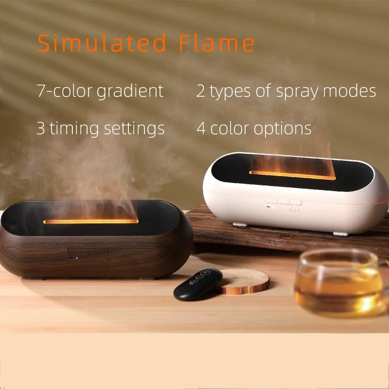 

Air Humidifiers For Home Essential Oils Diffusers For Bedroom Purifier Tabletop USB Aroma Aromatherapy Machine Remote Control