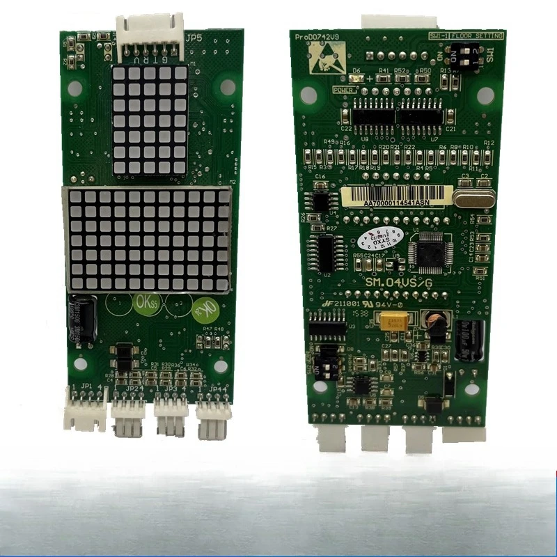 

Parts are suitable for SM-04-VSG Xinshida elevator ultra-thin outbound call display board, external gesture display board