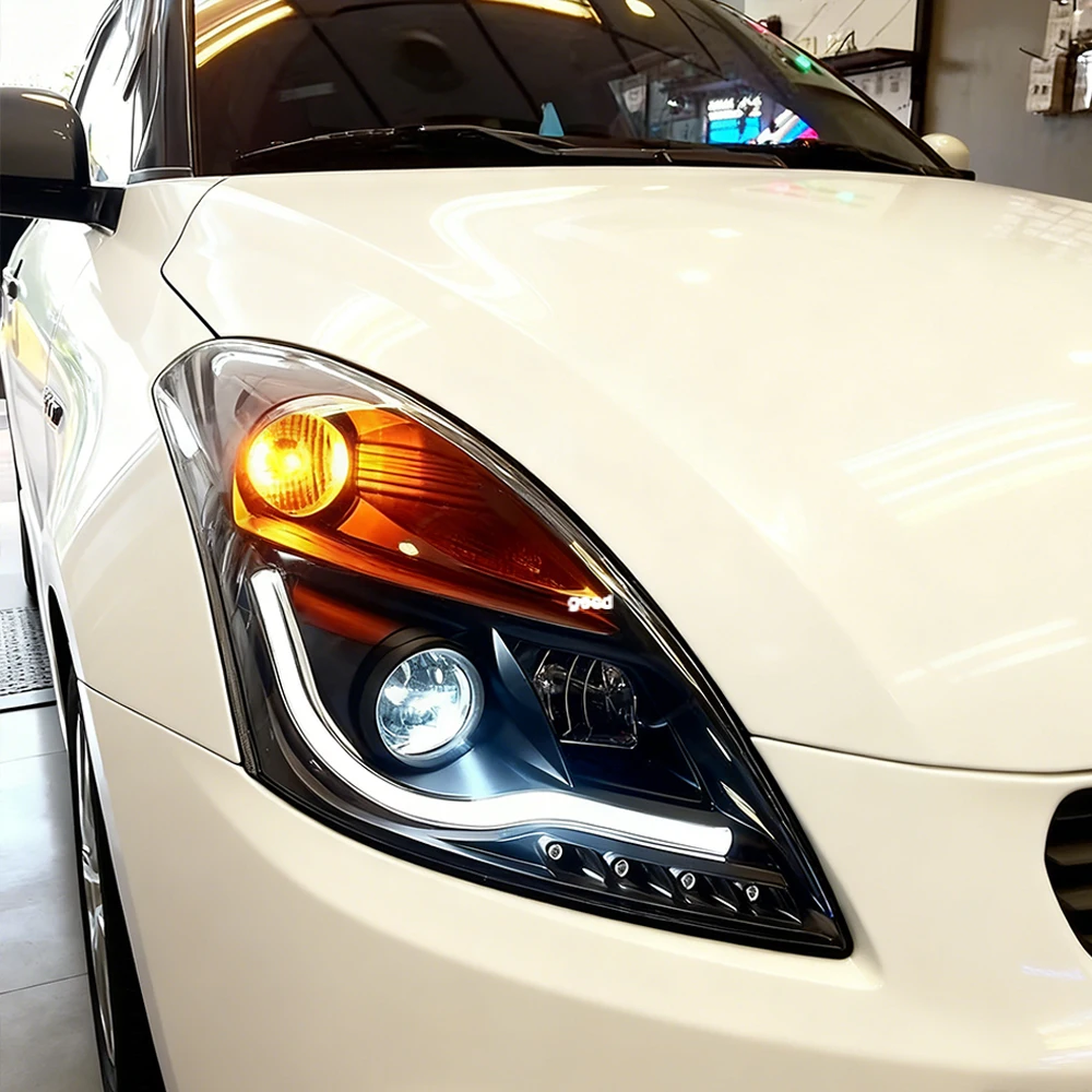 

Для Suzuki Swift 2010-2016: Новые автомобильные фары в сборе, обновленный стиль, светодиодные линзы-проекторы, Plug and Play, инструменты и аксессуары