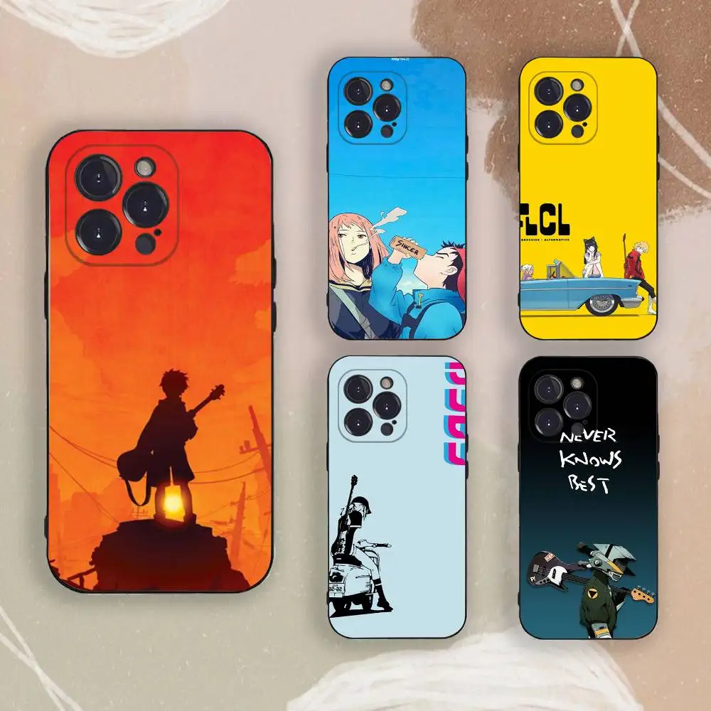 

F-FLCL Phone Case for iPhone 17,16,15,14,13,12,11,Pro,X,Xs,Max,Plus Shockproof Cover
