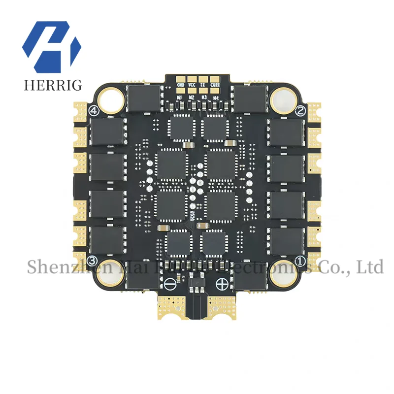 CORVON Keyun 32-bit 60A 4-in-1 Brushless ESC 43.5x44mm Supports 2S-6S High-Frequency PWM/DSHOT