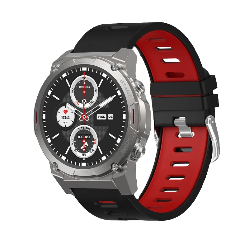 22mm Silicone Strap Watchband for Zeblaze Ares 3 Pro Smart Wriststrap Quick Releas Bracelet for Vibe 7 Lite/Pro BTALK 3 Stratos3