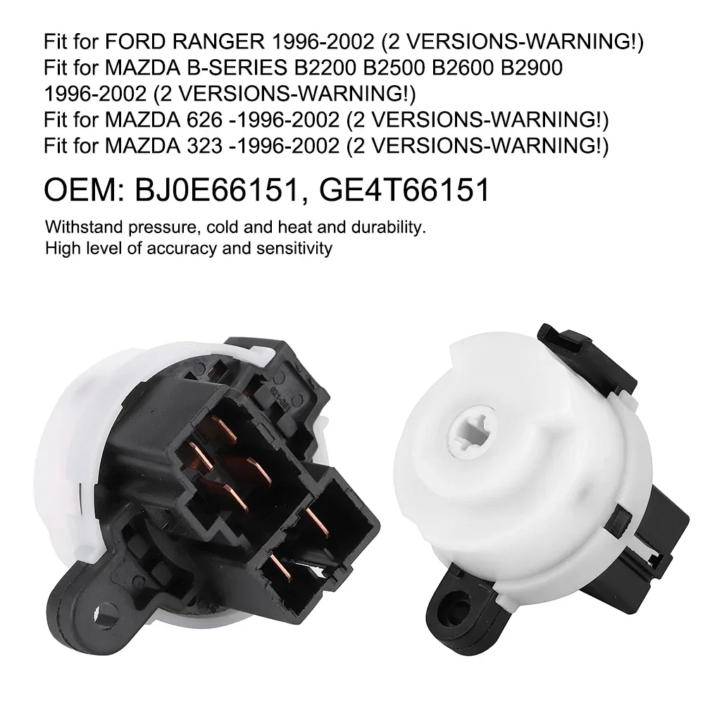 Interruptor de arranque de llave de bloqueo de encendido apto para Mazda serie B, B2200, B2500, B2600, B2900, BJ0E66151