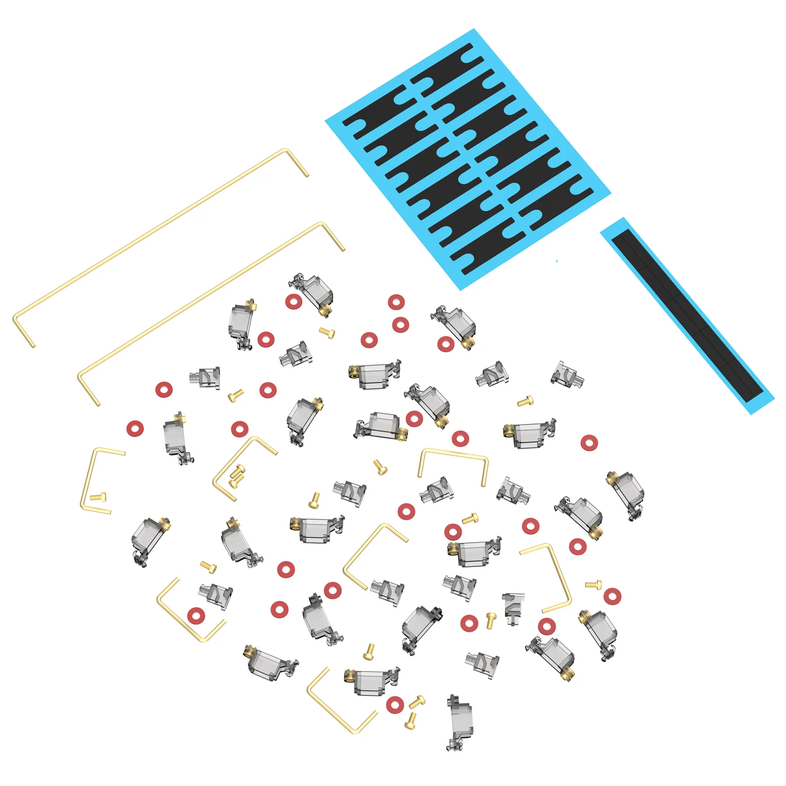 DUROCK-Stabilisateur V3 à vis pour montage sur circuit imprimé, tige de mise à niveau pré-clipsée, moins de réglage, facile à utiliser