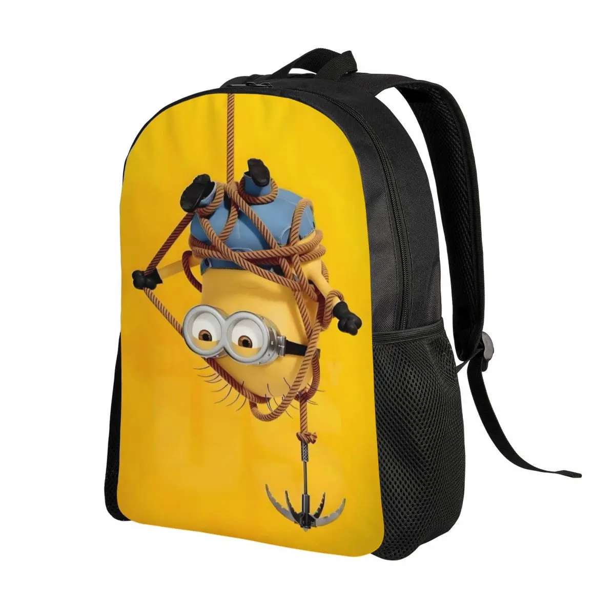 Gepersonaliseerde M-Minions Rugzak Heren Dames Mode Boekentas voor School College Comedic Cartoon Tassen