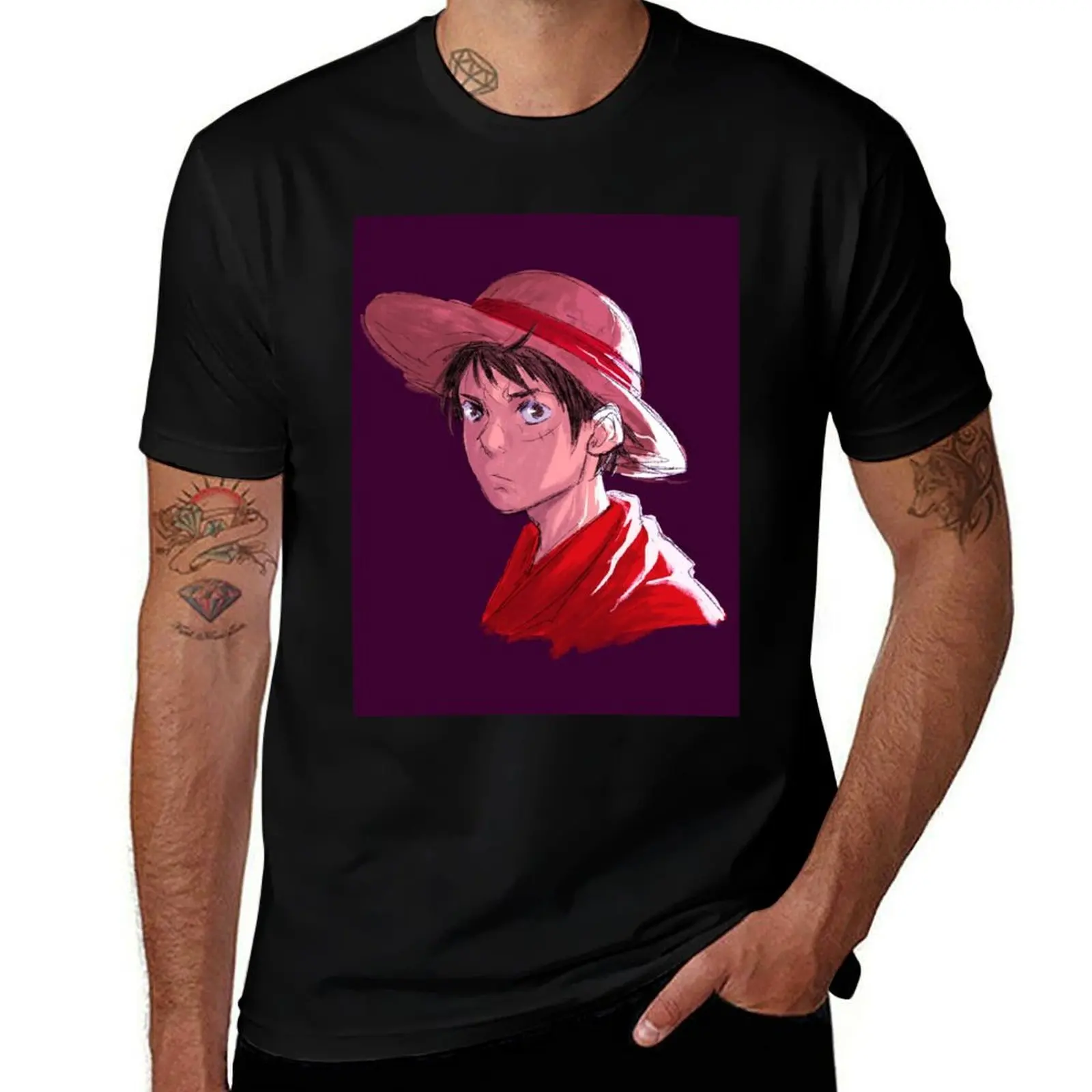 

The King of Pirates T-Shirt custom shirt summer shirt anime figures Funny t-shirt mens fashion