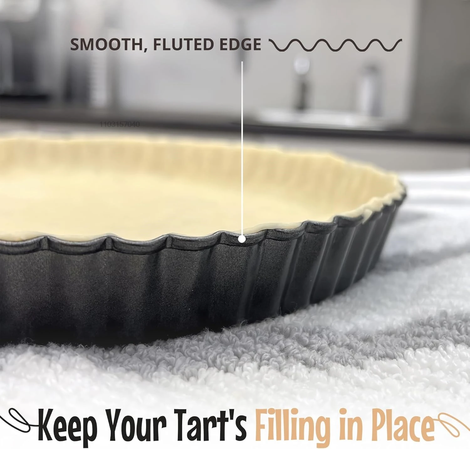 9 Inch Non-stick Tart Quiche Flan Pan Molds Pie Pizza Cake Mold Removable Loose Bottom Fluted Heavy Duty Pizza Pan Bakeware