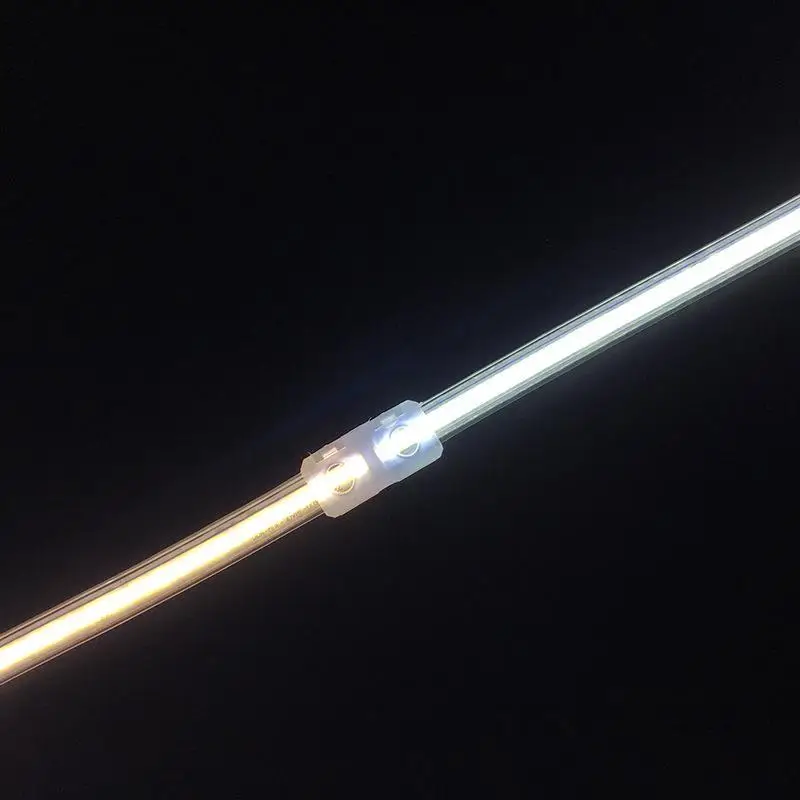 ~5Pcs Solder Free COB LED Strip Connector Stable Connection Clear Shell For Indoor Home Lighting