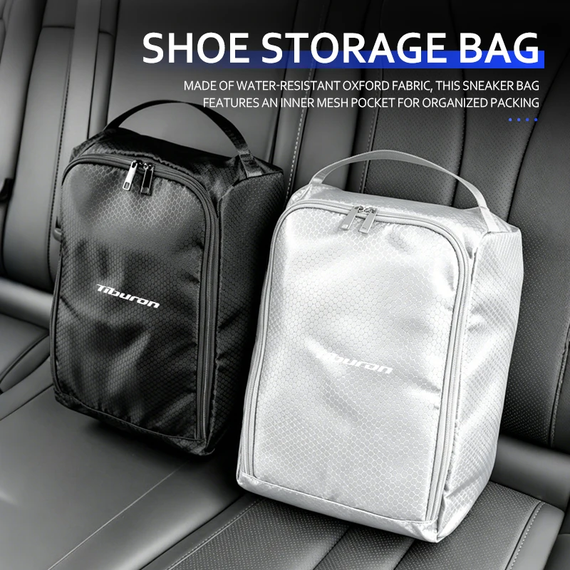 Car Logo Oxford Cloth Shoe Bag Portable Storage Shoes Pouch For Hyundai Tuscani Tiburon I30 I20 IX35 I40 Tucson Sonata Velost - view 2