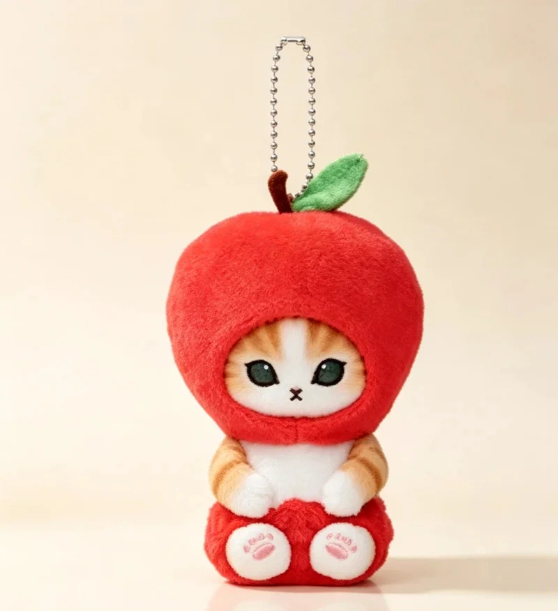 New Spot Cute Cartoon Girl Heart Shark Cat Costume Fruit Plush Toy Doll Cartoon Doll Bag Ornaments Holiday Gifts And Souvenirs.