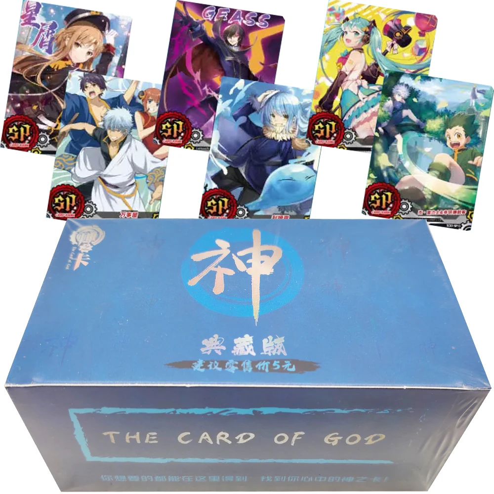 

The Card of God Collection Cards Japanese Classic Anime Character Limited Edition Diamond Flash Cards Children Toys Hobbies Gift
