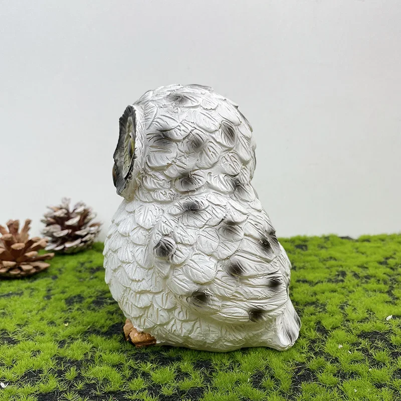 أضواء الليل البومة في الهواء الطلق مقاوم للماء فناء شرفة حديقة الحديقة الشمسية مصباح الحديقة ديكور المناظر الطبيعية LED ضوء يعمل بالطاقة الشمسية #6