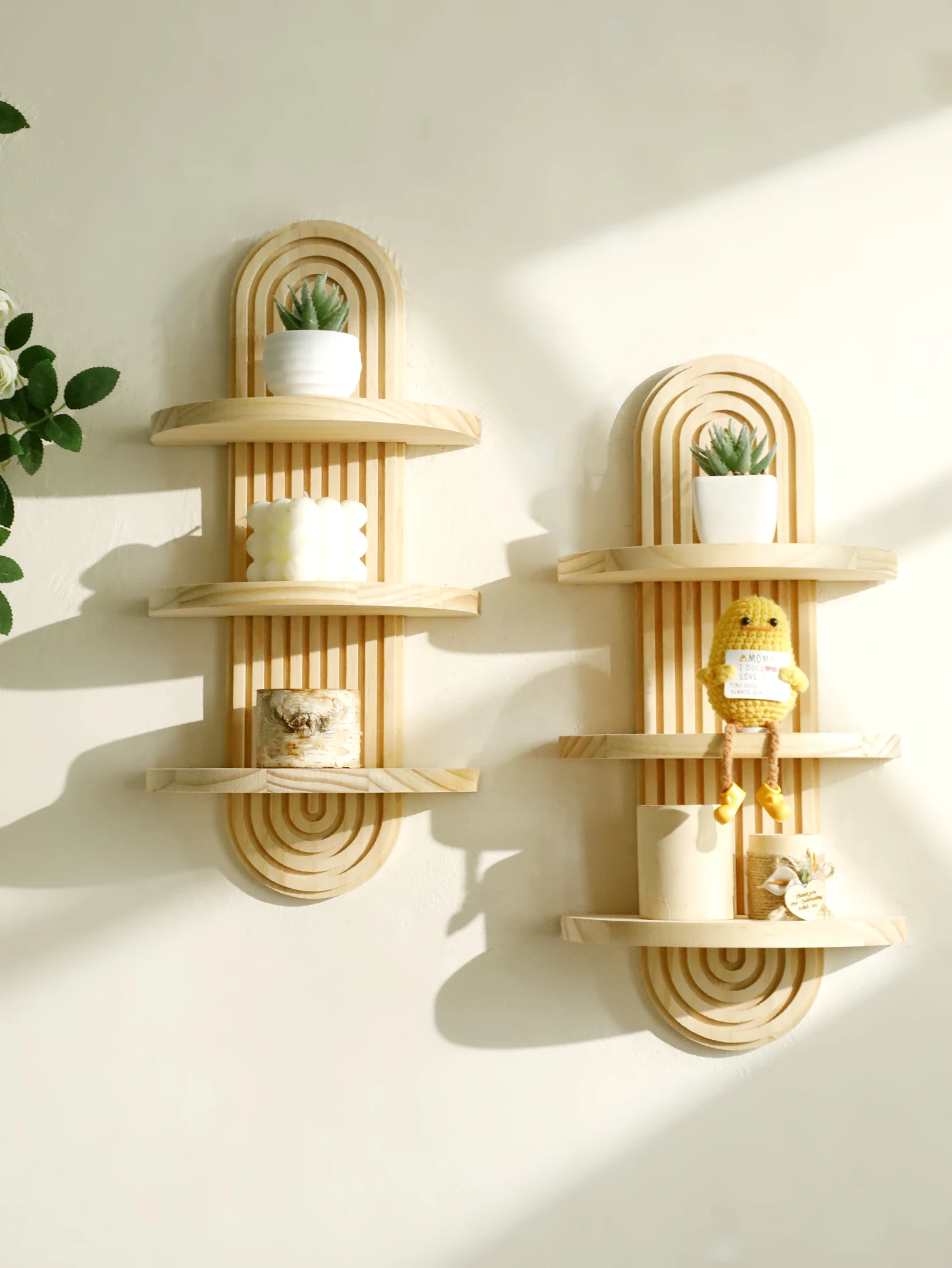1,2-Tier Boho Style Wooden Wal - Woodworking Ideas ulasan dan harga